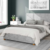 Better Peterborough Silver Smoking Grey Ottoman Bed-Better Bed Company