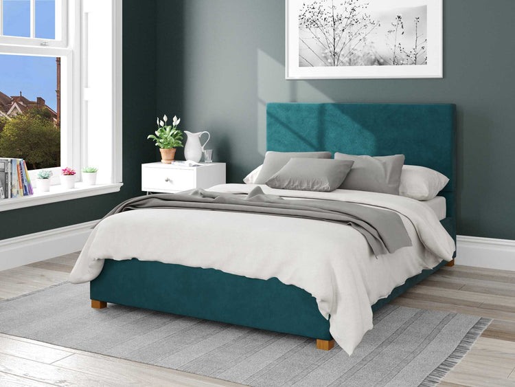 Better Peterborough Emerald Green Ottoman Bed-Better Bed Company 