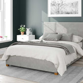 Better Peterborough Silver Grey Ottoman Bed-Better Bed Company