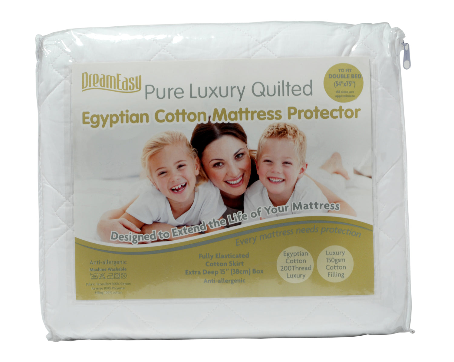 Dream Easy Egyptian Cotton Mattress Protector