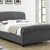 Heartlands Furniture Arabella Grey Linen Bed Frame-Better Bed Company 