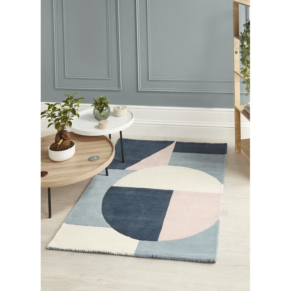 Origins Horizon Blue Rug-Better Bed Company 