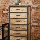 Indian Hub Cosmo Industrial Tall Chest