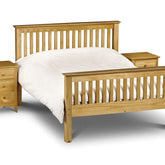 Julian Bowen Barcelona Pine High Foot End Bed Frame