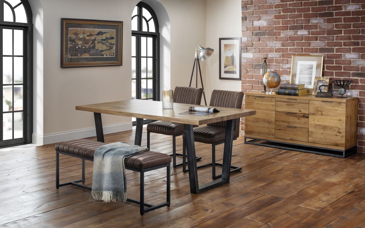 Julian Bowen Brooklyn Oak Dining Table