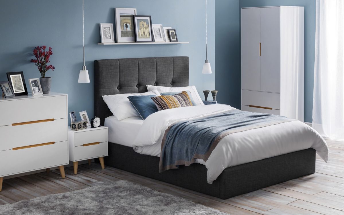 Julian Bowen Alicia 2 Drawer Bedside Chest