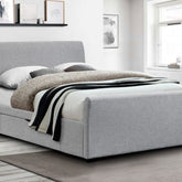 Julian Bowen Capri Grey Fabric Bed Frame