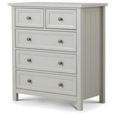 Julian Bowen Maine 3+2 Drawer Dove Grey Chest