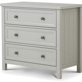 Julian Bowen Maine 3 Drawer Dove Grey Chest