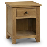 Julian Bowen Marlborough Oak 1 Drawer Bedside