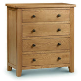 Julian Bowen Marlborough Oak 4 Drawer Chest