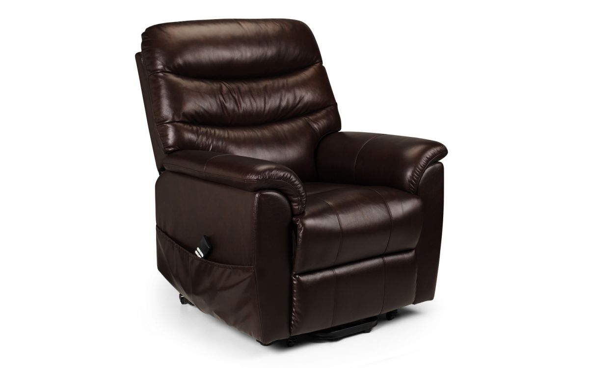 Julian Bowen Pullman Leather Dual Motor Rise And Recline Chair