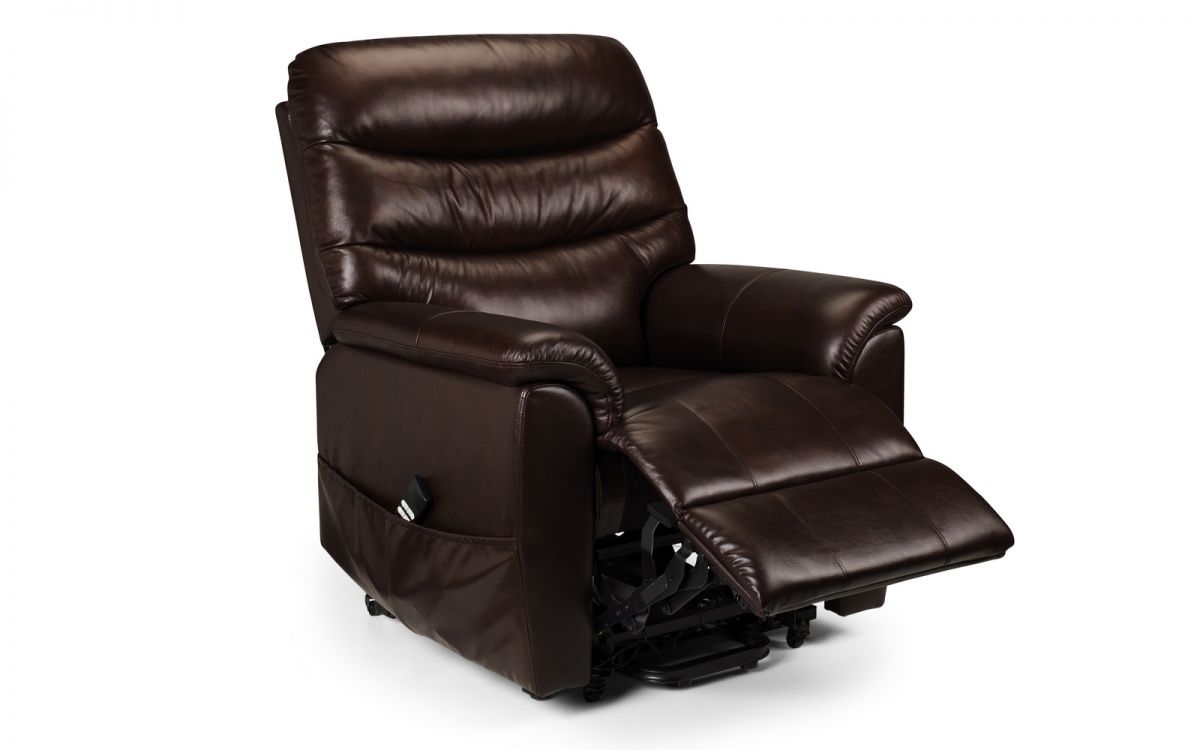 Julian Bowen Pullman Leather Dual Motor Rise And Recline Chair