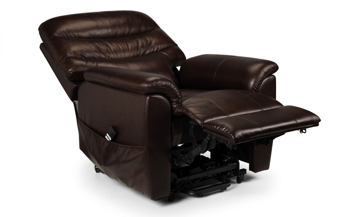 Julian Bowen Pullman Leather Dual Motor Rise And Recline Chair