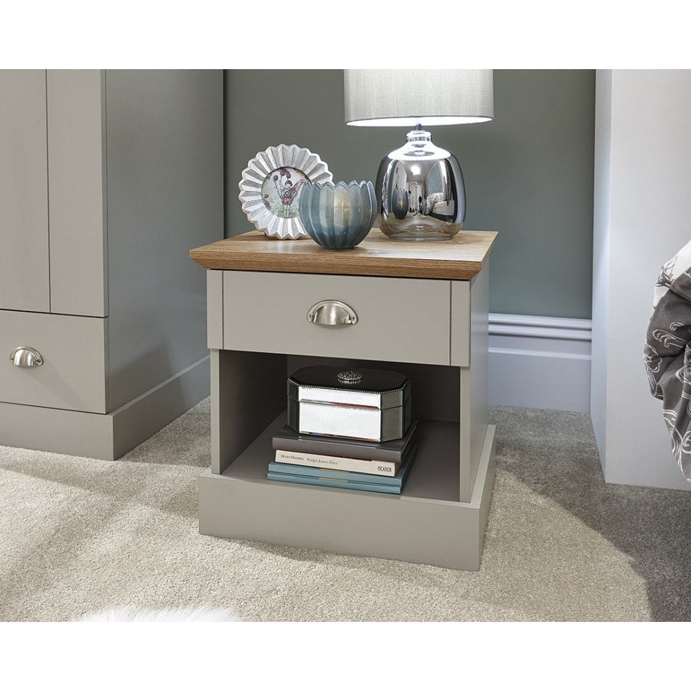 GFW Kendal 1 Draw Bedside Table