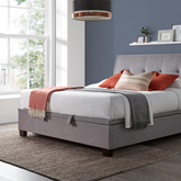 Kaydian Accent Marbella Grey Ottoman Bed Frame