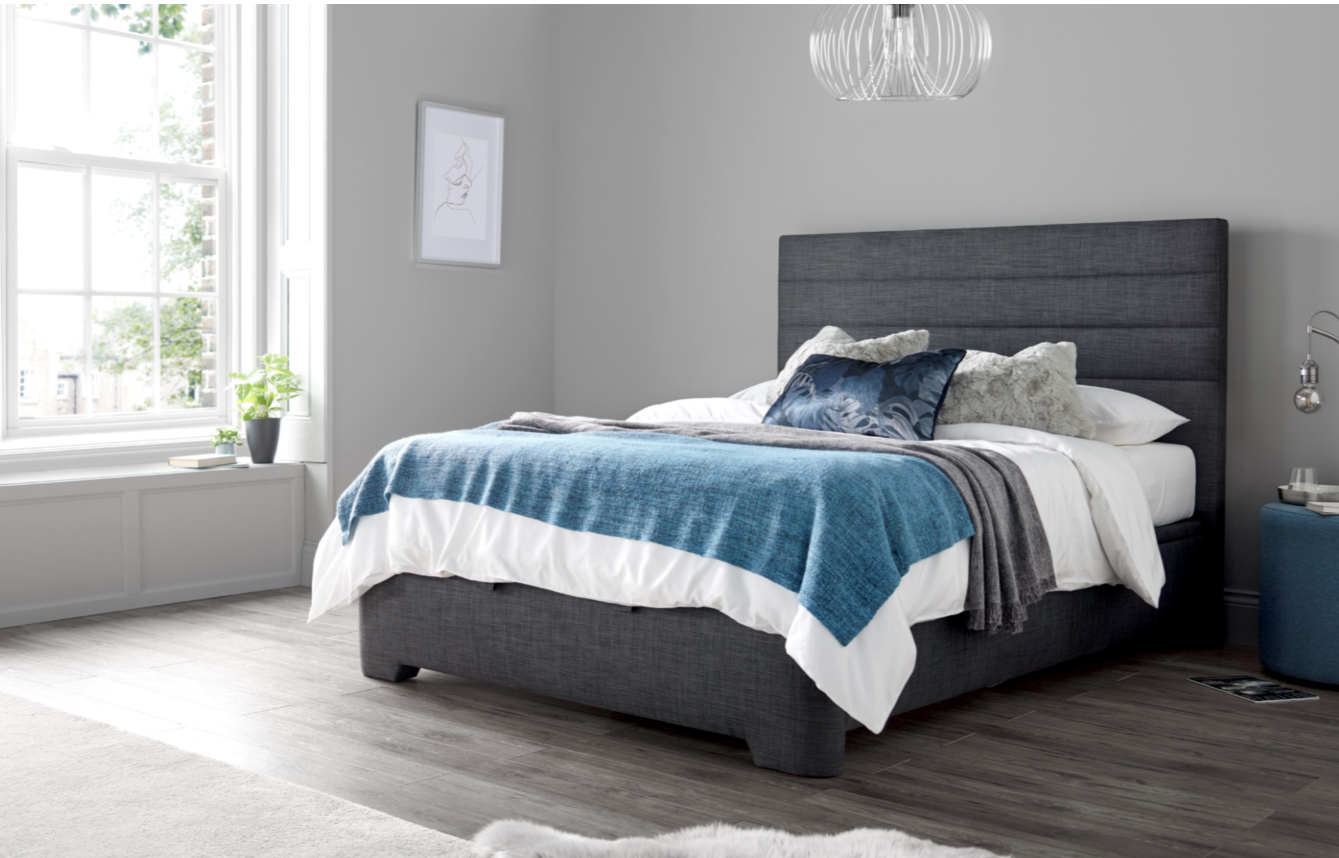 Kaydian Appleby Slate Ottoman Bed Frame