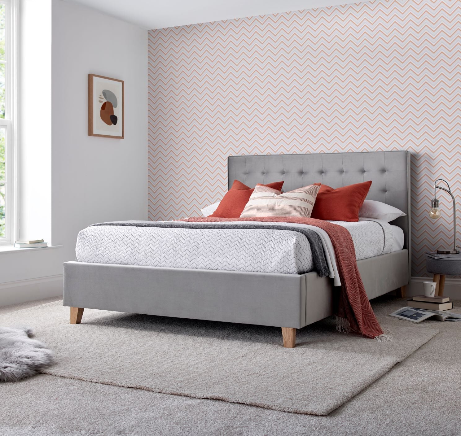 Blue Fabric Beds