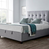 Kaydian Lumley Marbella Dark Grey Ottoman Bed Frame-Better Bed Company 
