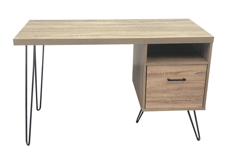 Dorel Home Landon Desk Distressed Grey Oak