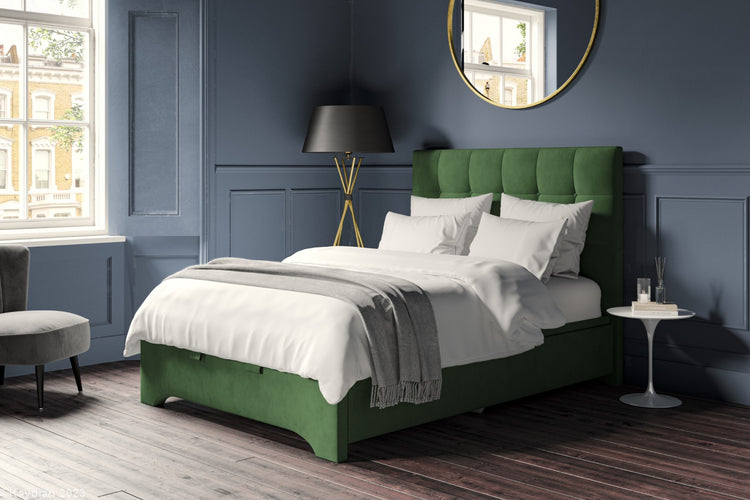 Kaydian Langley Ottoman Bed Frame Green-Better Bed Company