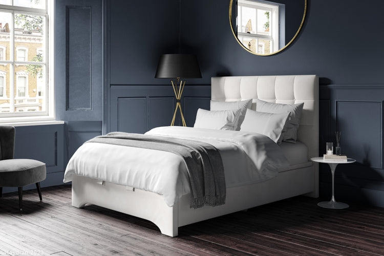 Kaydian Langley Ottoman Bed Frame White-Better Bed Company