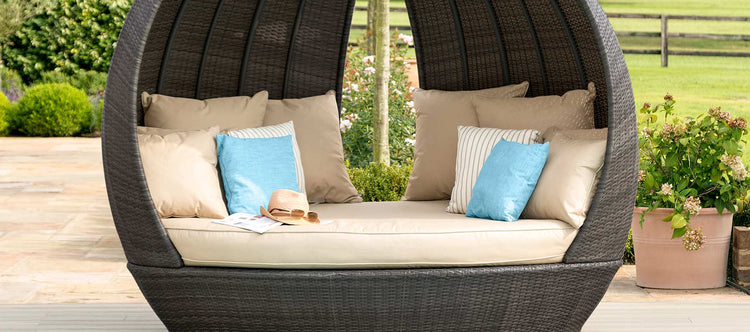 Maze Lotus Daybed Cushion Close Up-Better Bed Company