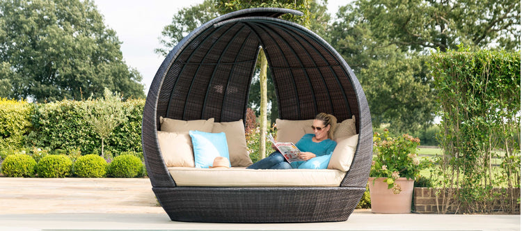 Maze Lotus Daybed Brown-Better Bed Company