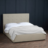 The Lucca Fabric Ottoman Bed