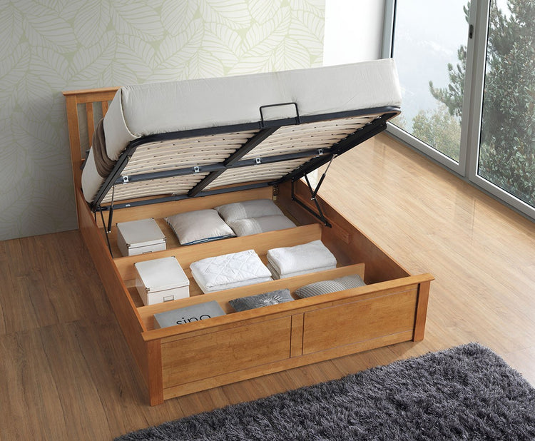 Copenhagen Ottoman Bed From Front Open-Better Bed Company 