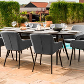 Maze Rattan Zest 8 Seat Oval Dining Set