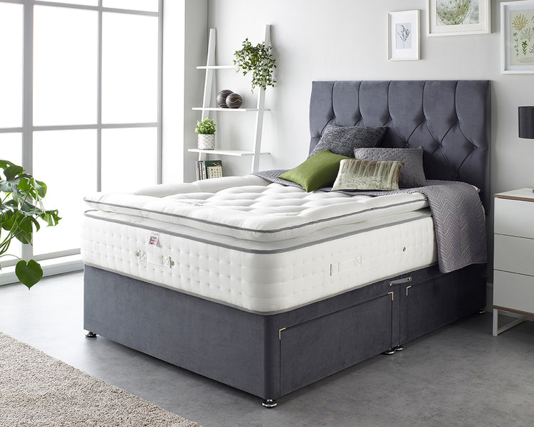 Aspire Hybrid Memory 1000 Pocket Pillowtop Mattress With A King Size Bed-Better Bed Company
