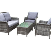 Signature Weave Mia 4 Seat Sofa Set-Better Bed Company 