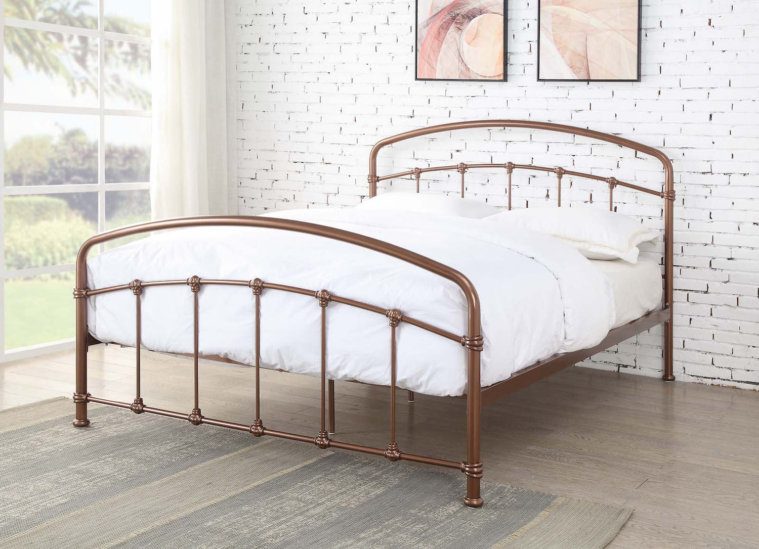 Flintshire Furniture Mostyn Shinning Rose Bed Frame