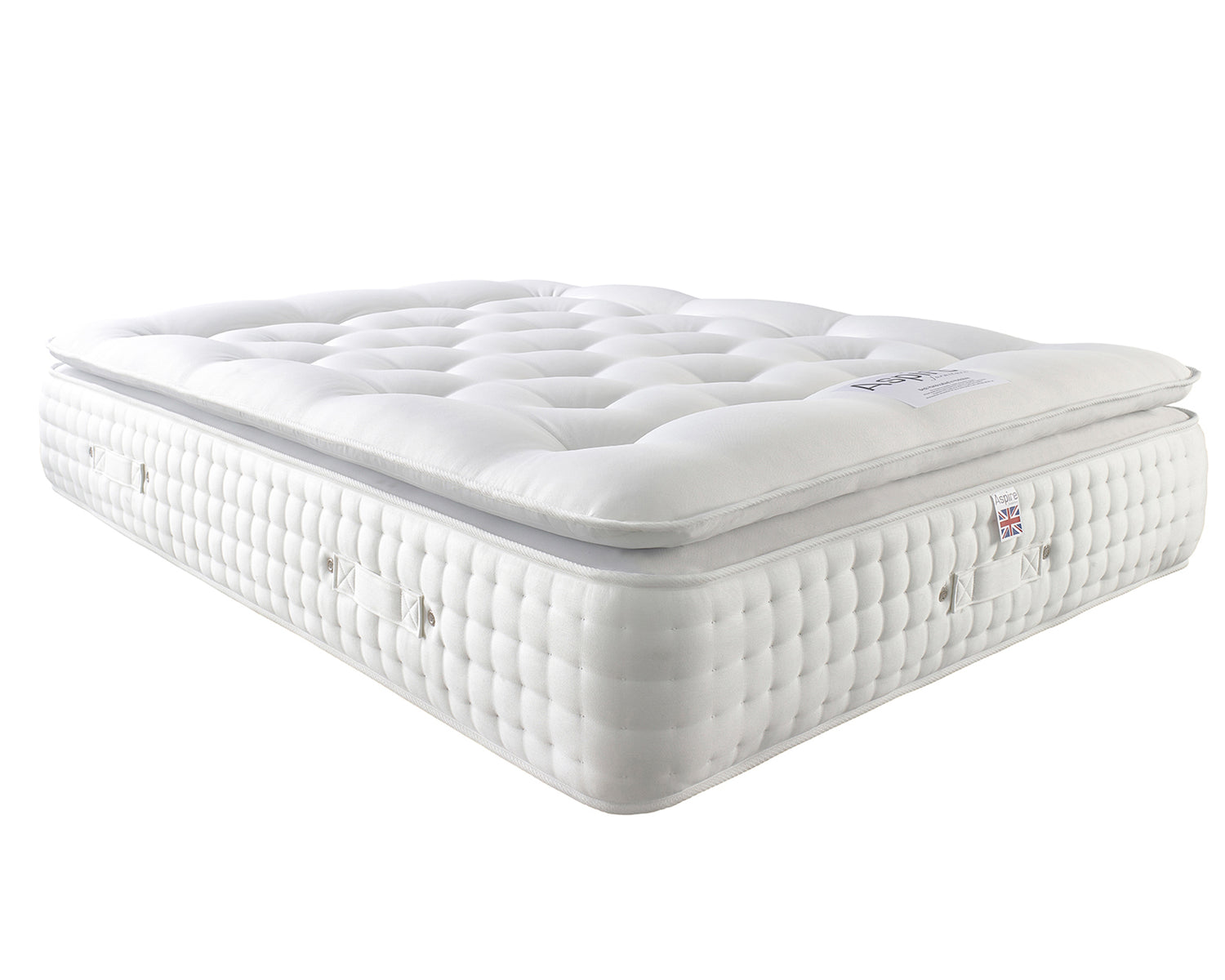 Aspire Natural Alpaca Silk 3000 Pocket Pillowtop Mattress Double-Better Bed Company
