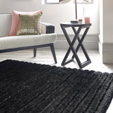 Origins Carved Glamour Rug Black