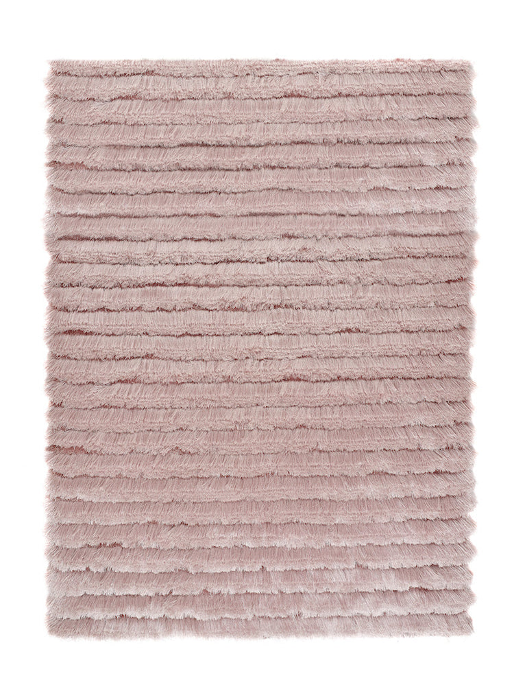 Origins Carved Glamour Rug Blush Pink