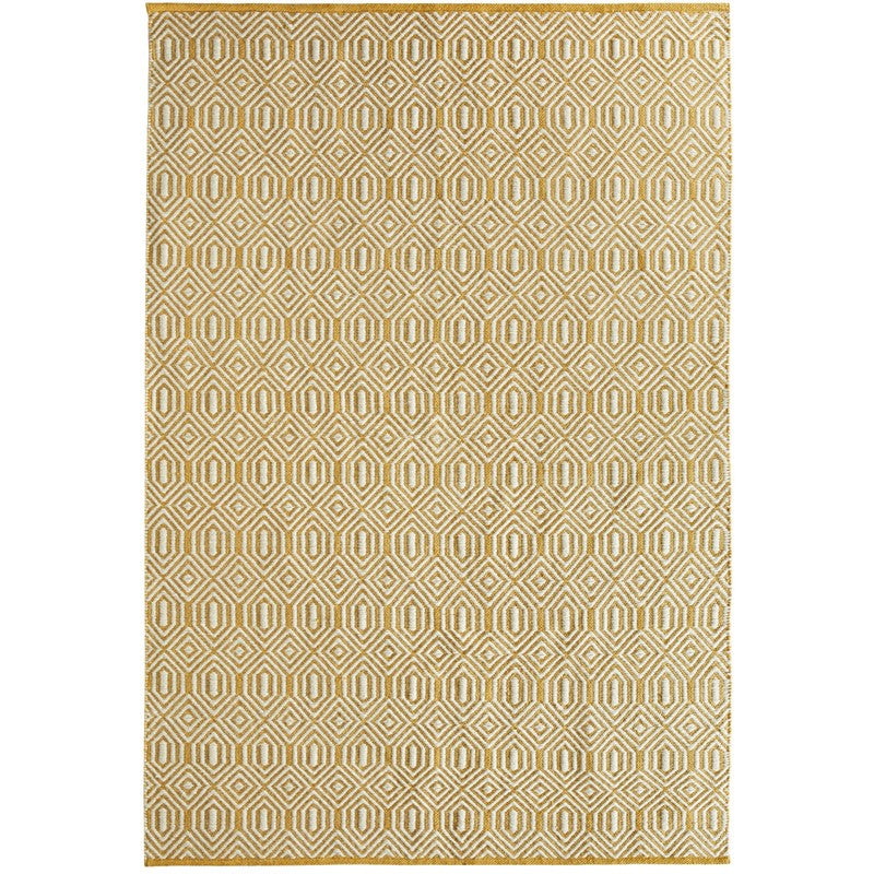 Origins Flatweave Geo Ochre Rug