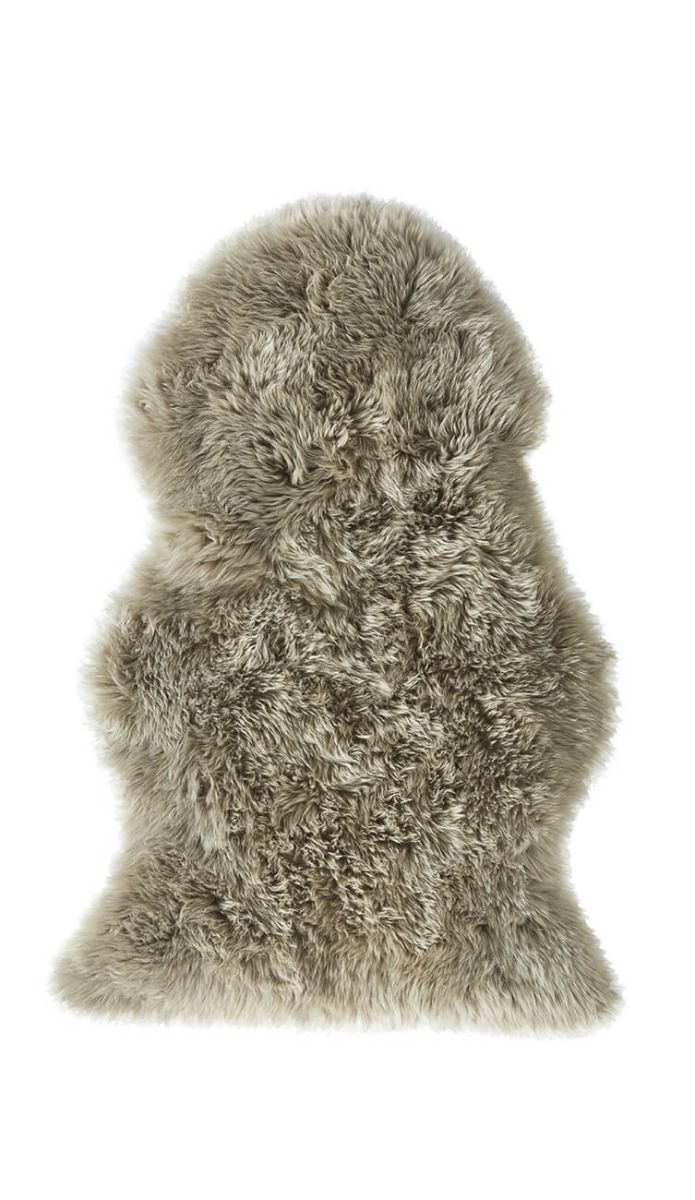 Origins Genuine Sheepskin Khaki Rug