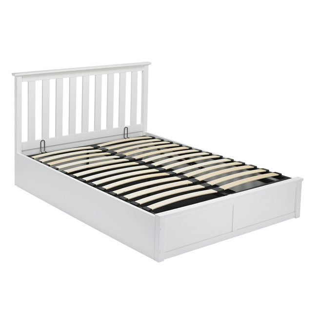 LPD Furniture Oxford White Ottoman Bed