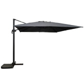 Signature Weave 3m Square Canteliver Grey Parasol-Better Bed Company 