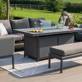 Maze Pulse 3 Seater Sofa Set with Fire Pit Table