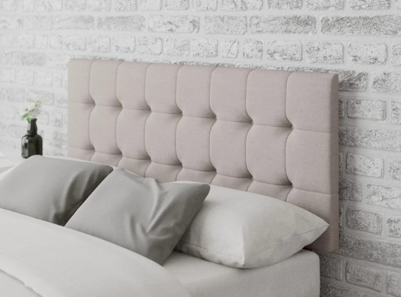 White online quilted headboard