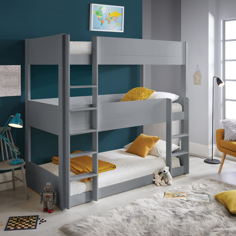Bedmaster Snowdon Tri Bunk Bed Grey-Better Bed Company 
