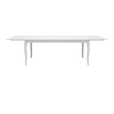 Steens Baroque White Extendable Table