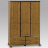 Steens Richmond Pine 3 Door 4 Draw Wardrobe
