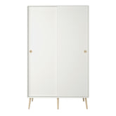 Steens Soft Line White Sliding 2 Door Wardrobe