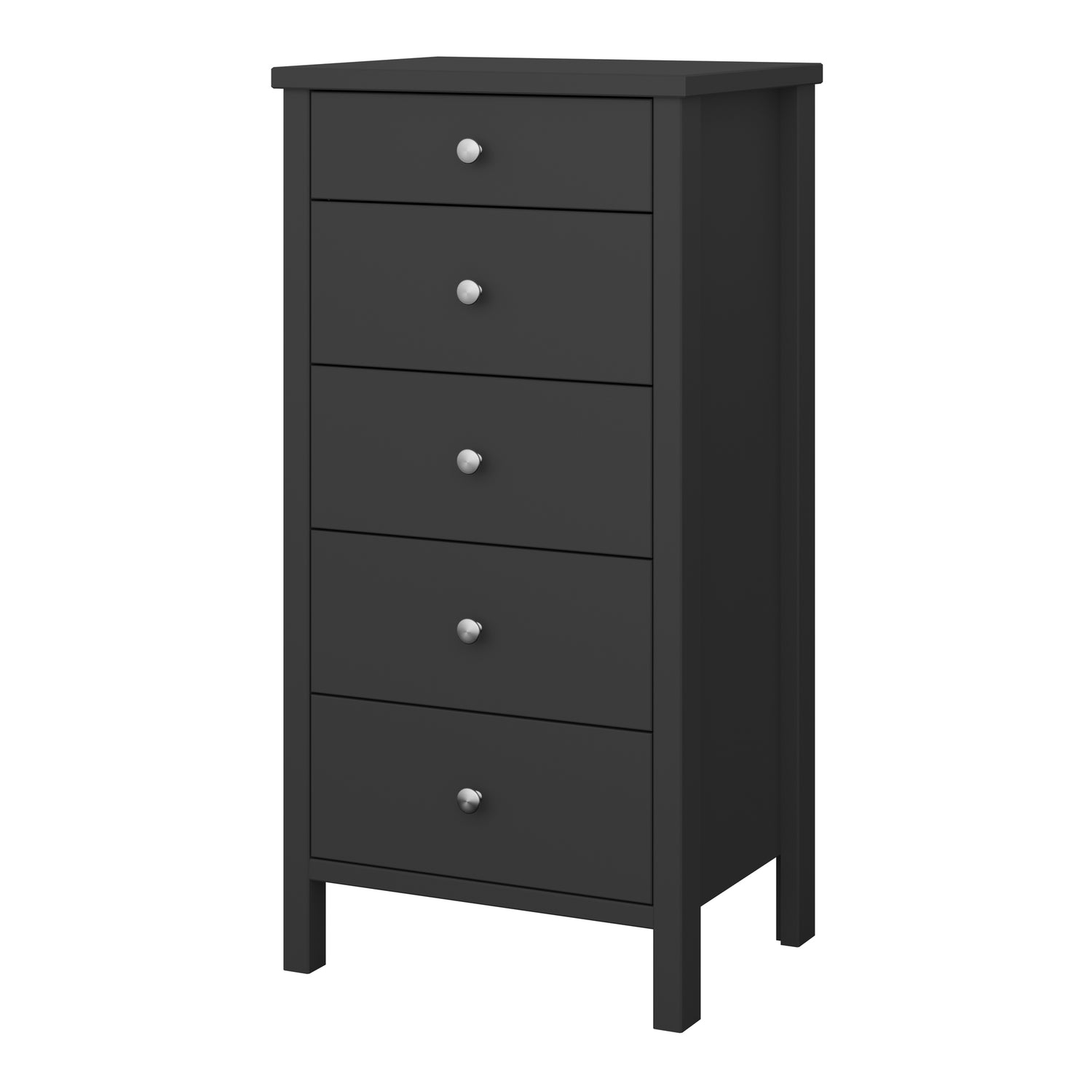 Steens Tromso Black 5 Draw Narrow Chest