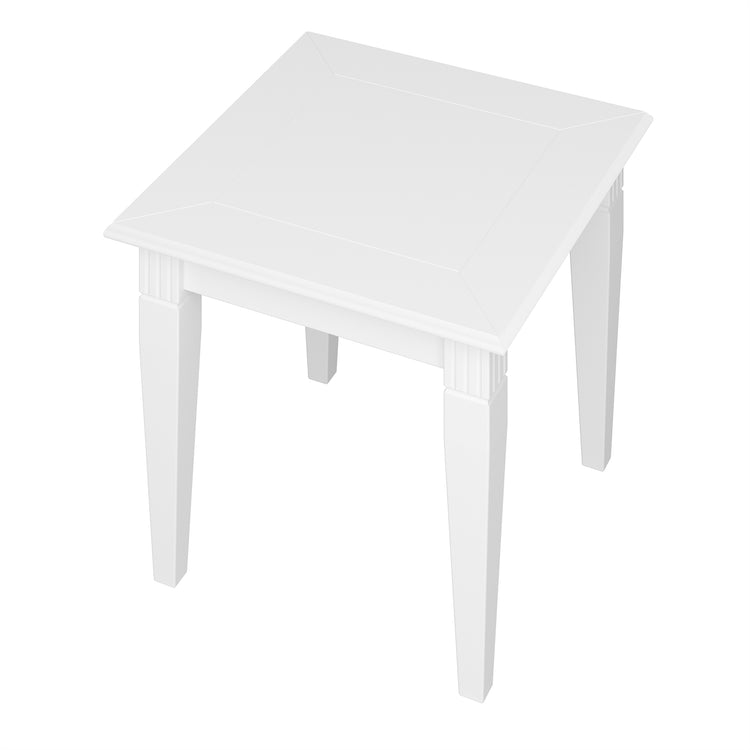 Steens Venice White Side Table