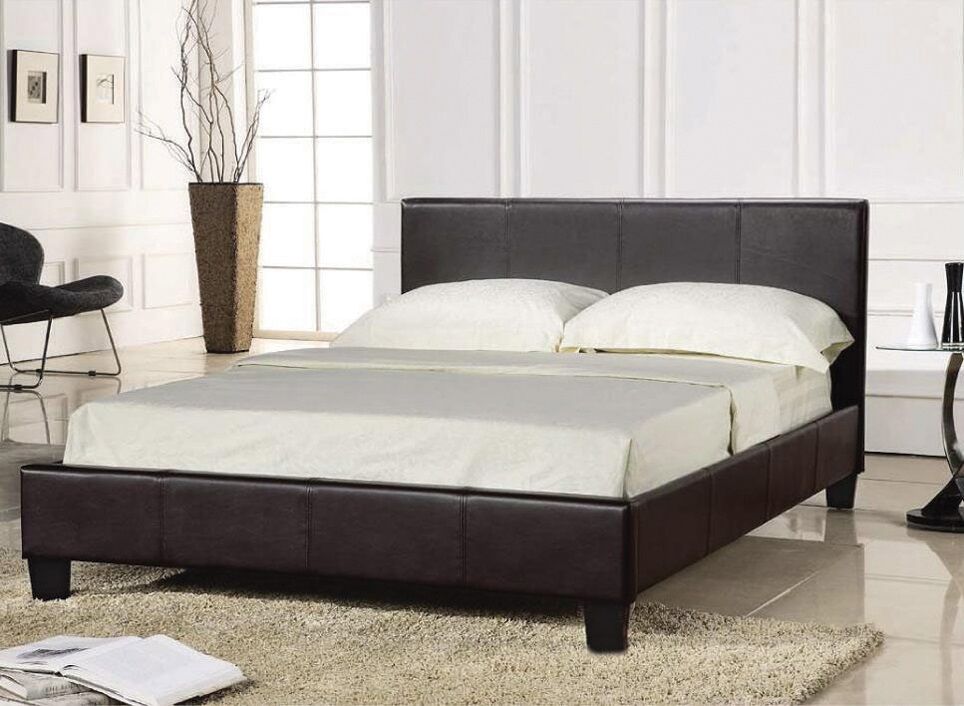 The Prado faux Leather Bed Frame